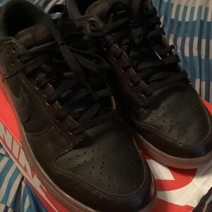 Velvet brown black Nike Dunk Low